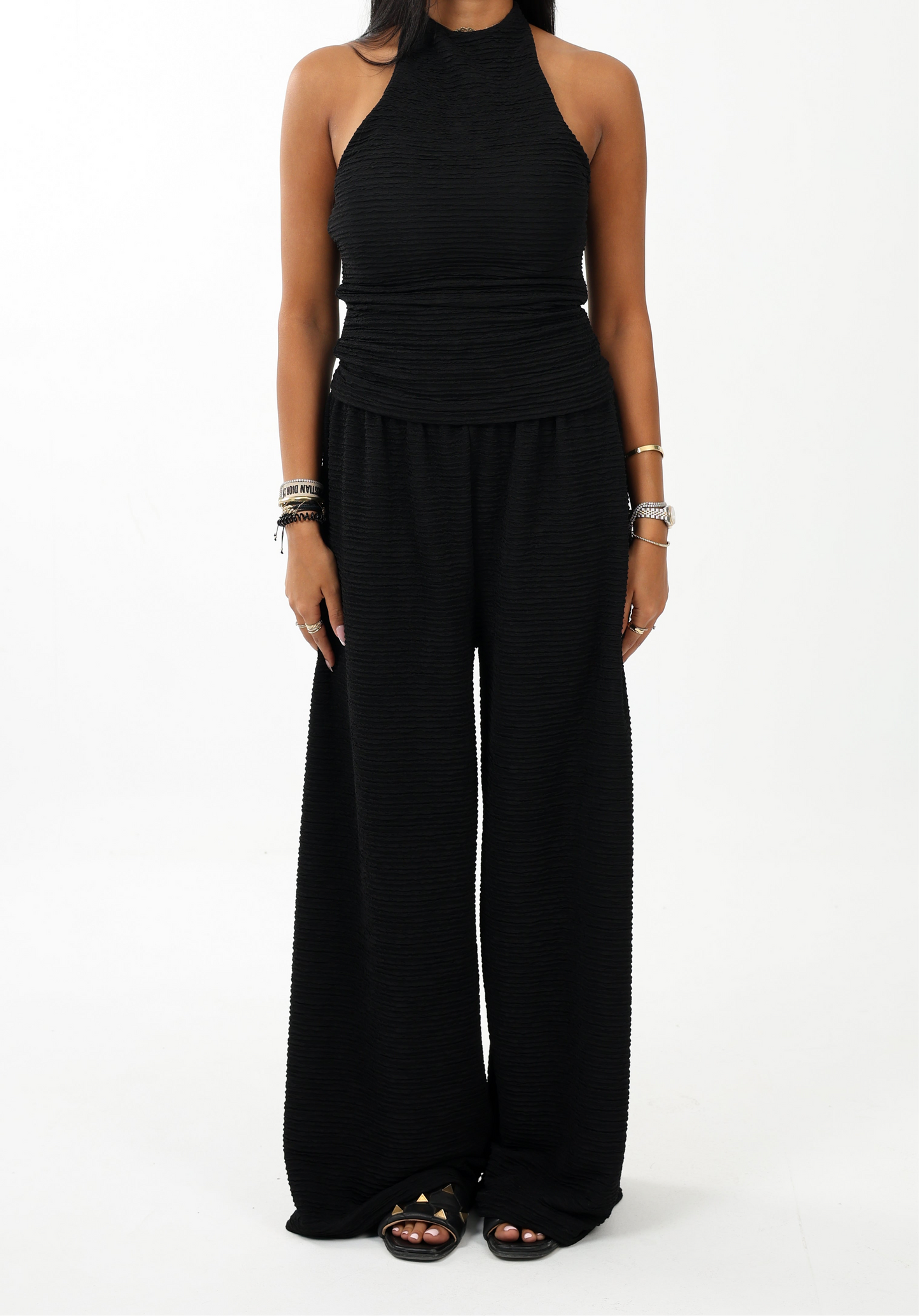 Refined Halter Top - Black