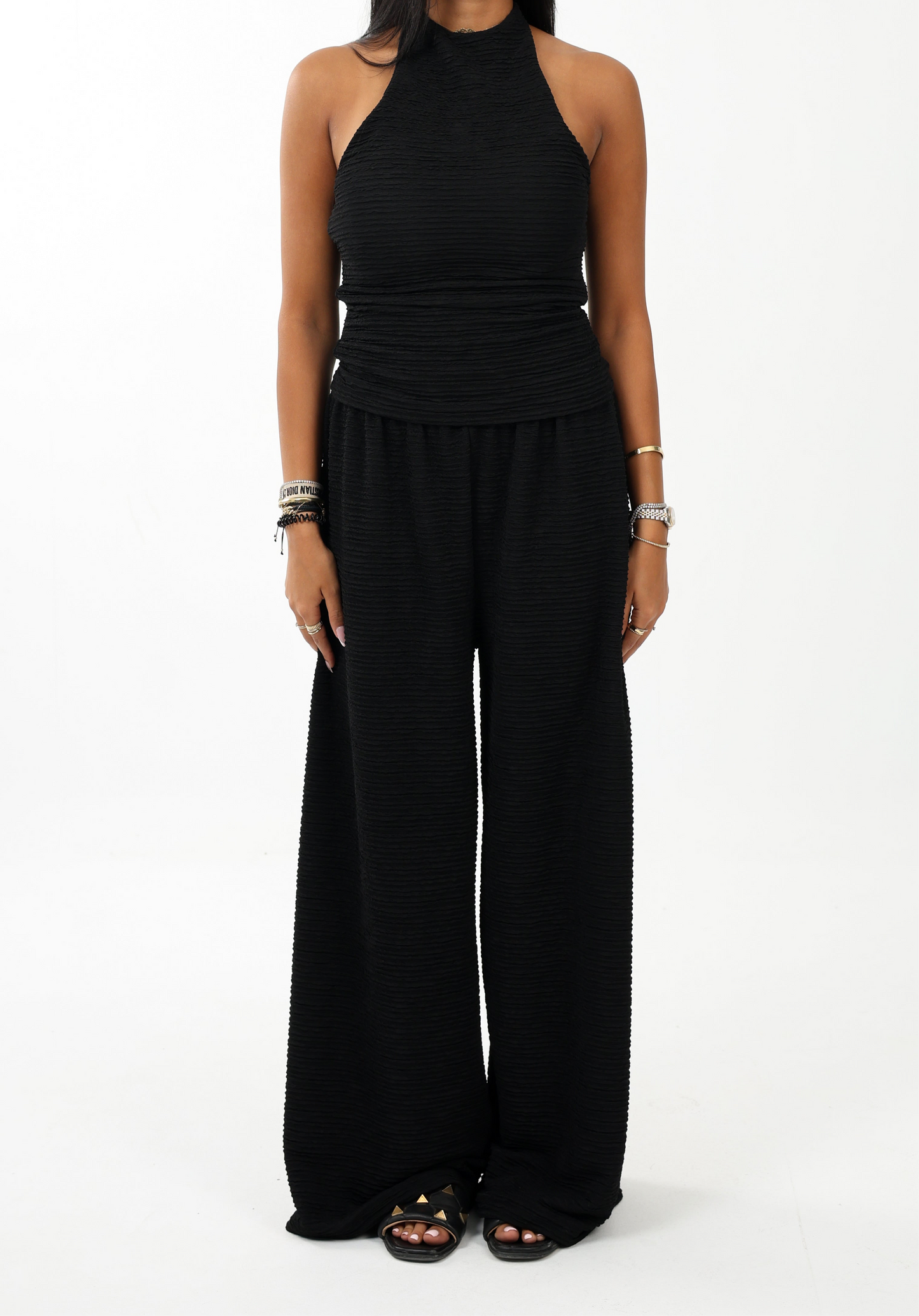 Refined Halter Top - Black