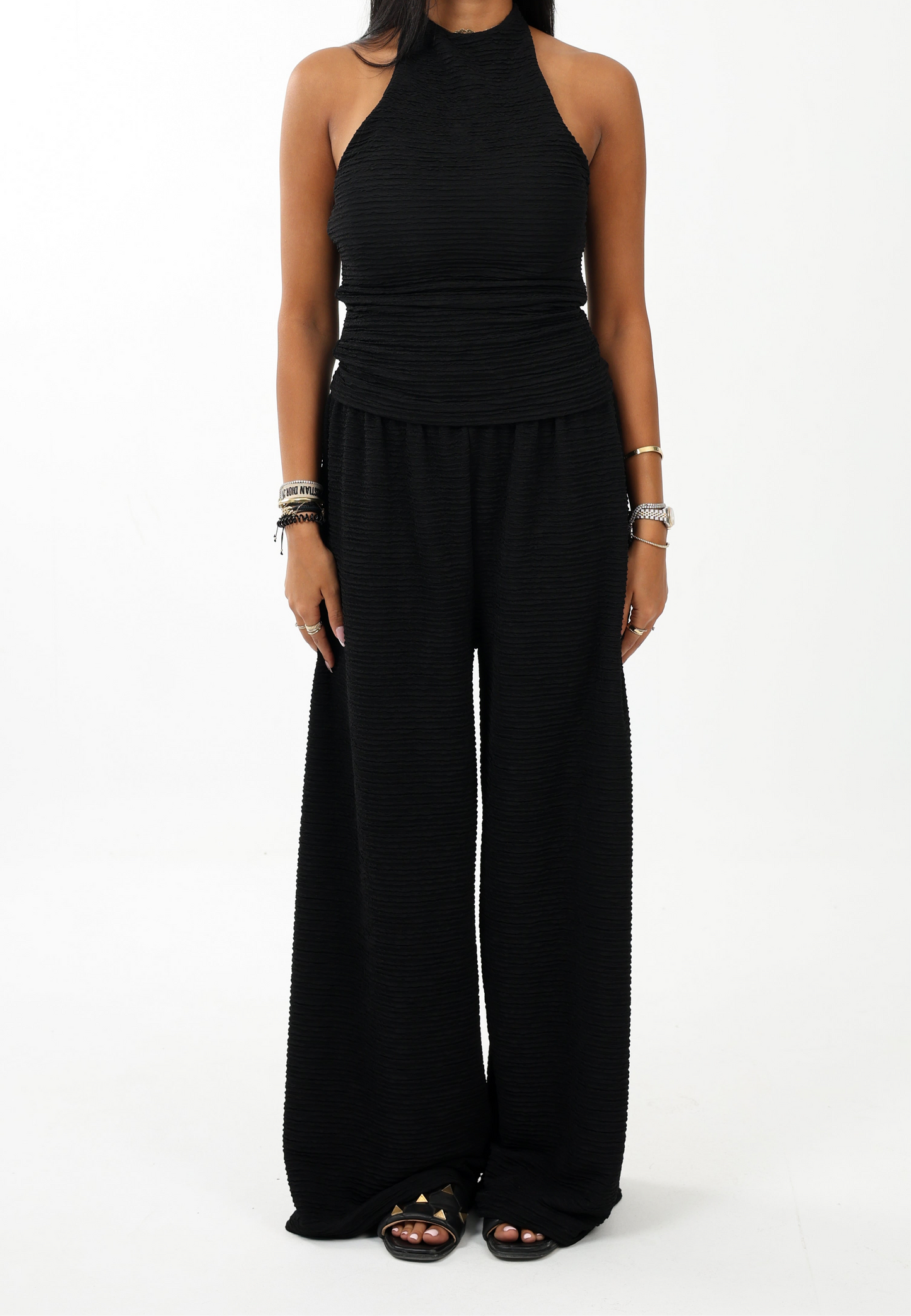Refined Halter Top - Black
