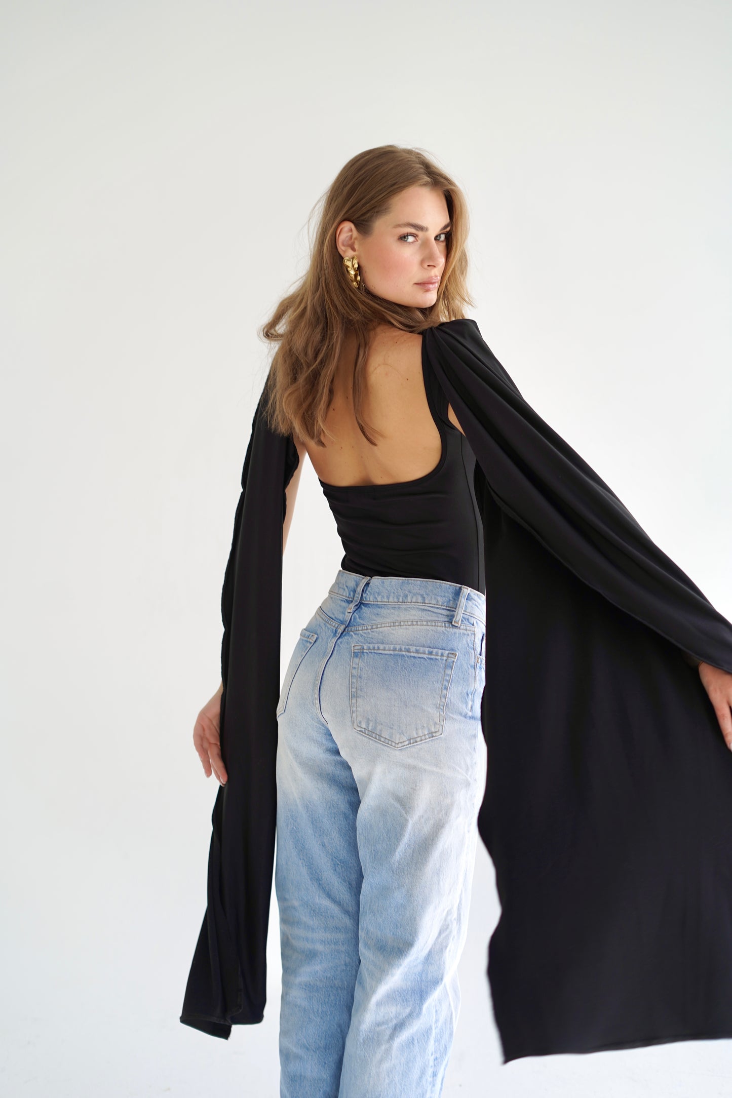 The Drama Bodysuit - Black