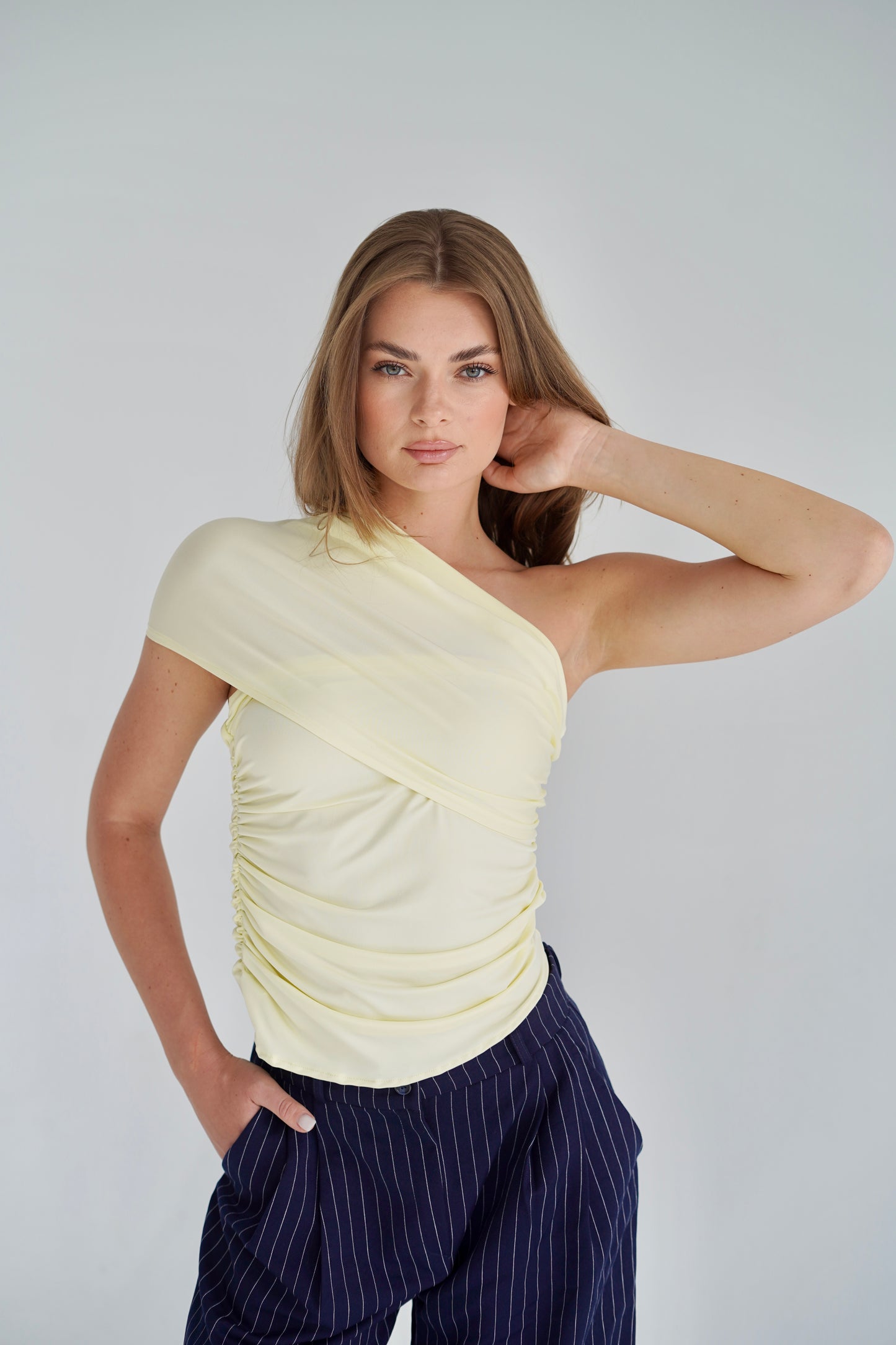 Asymmetrical Drama - Butter Yellow