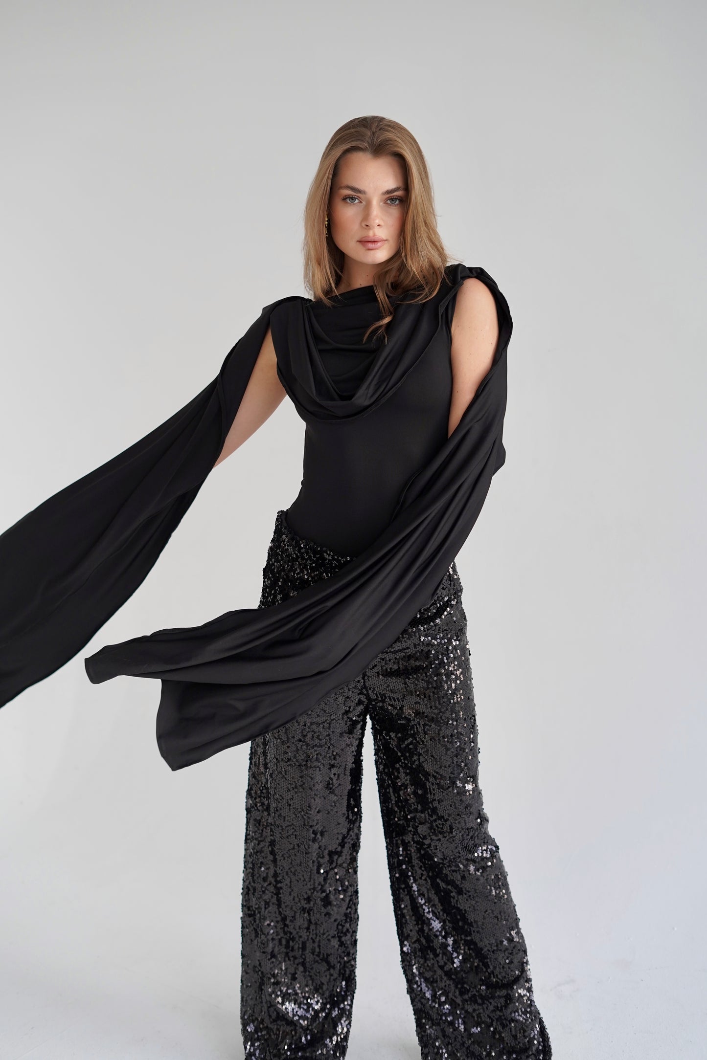 The Drama Bodysuit - Black