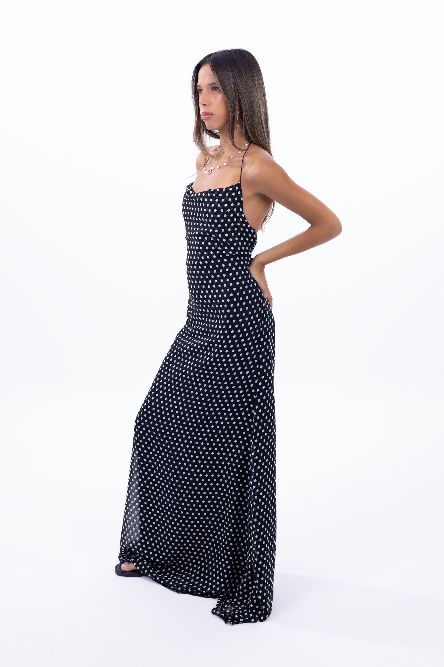 Midnight Dots Dress