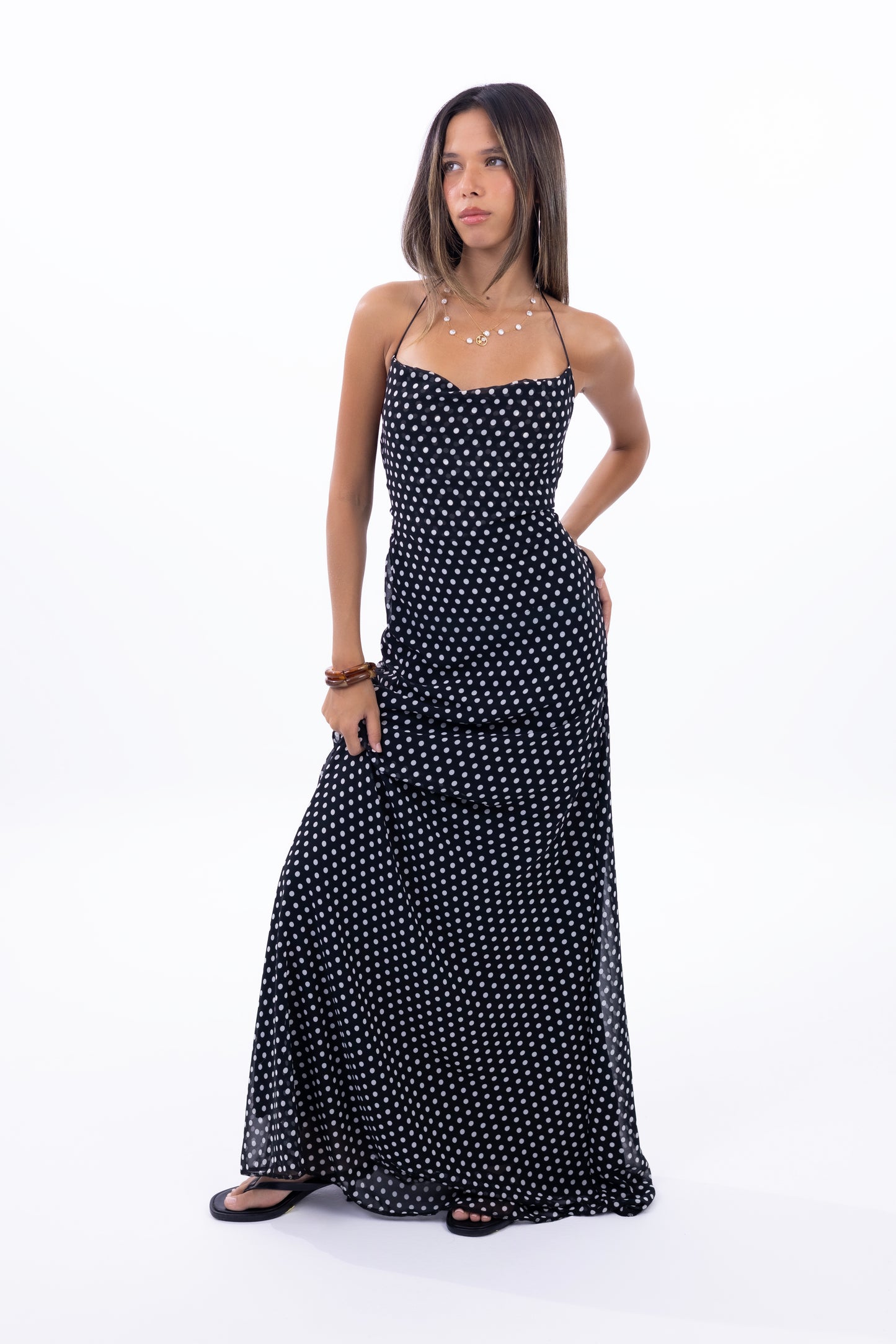 Midnight Dots Dress