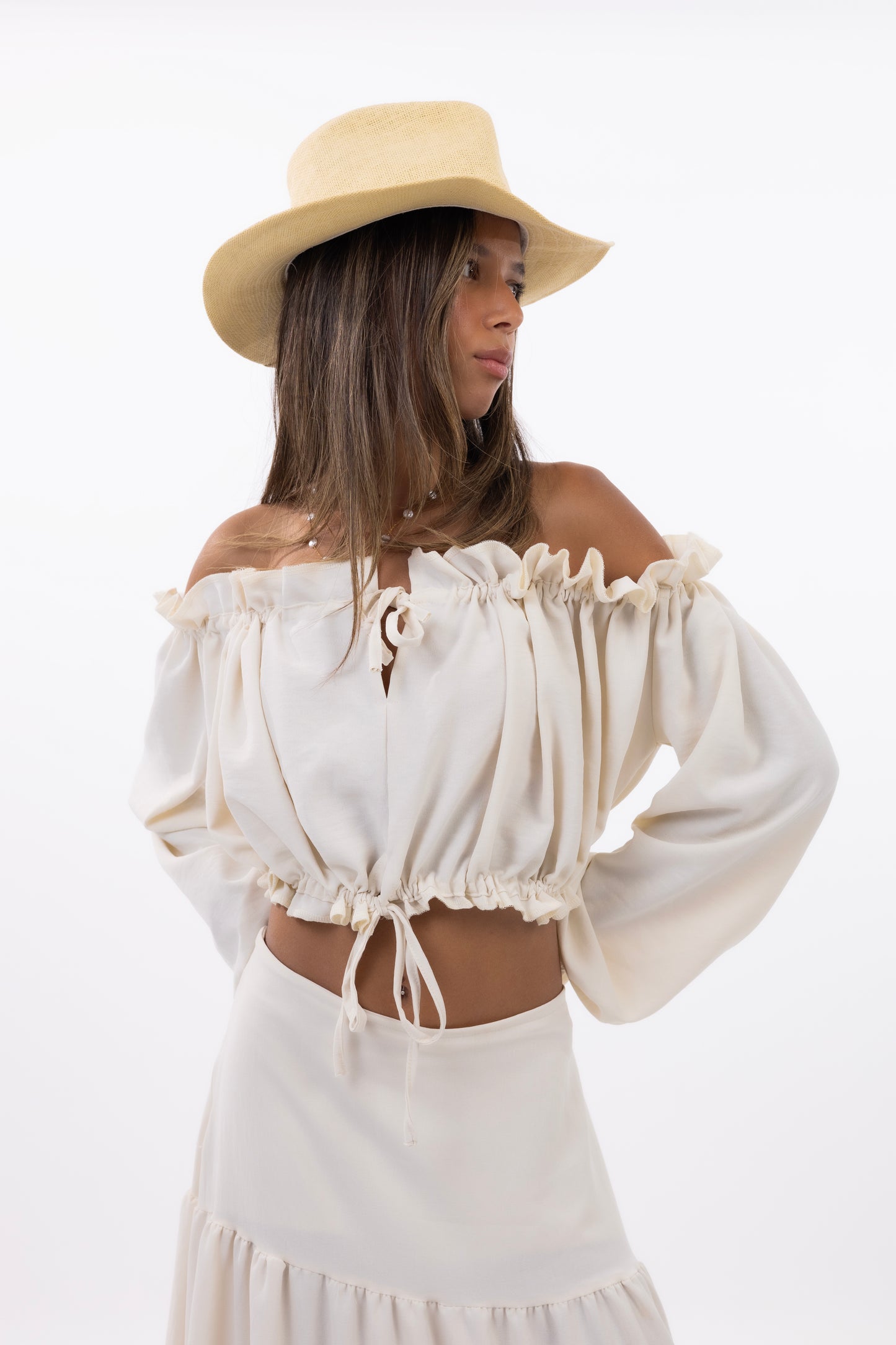 Dunara Top - White
