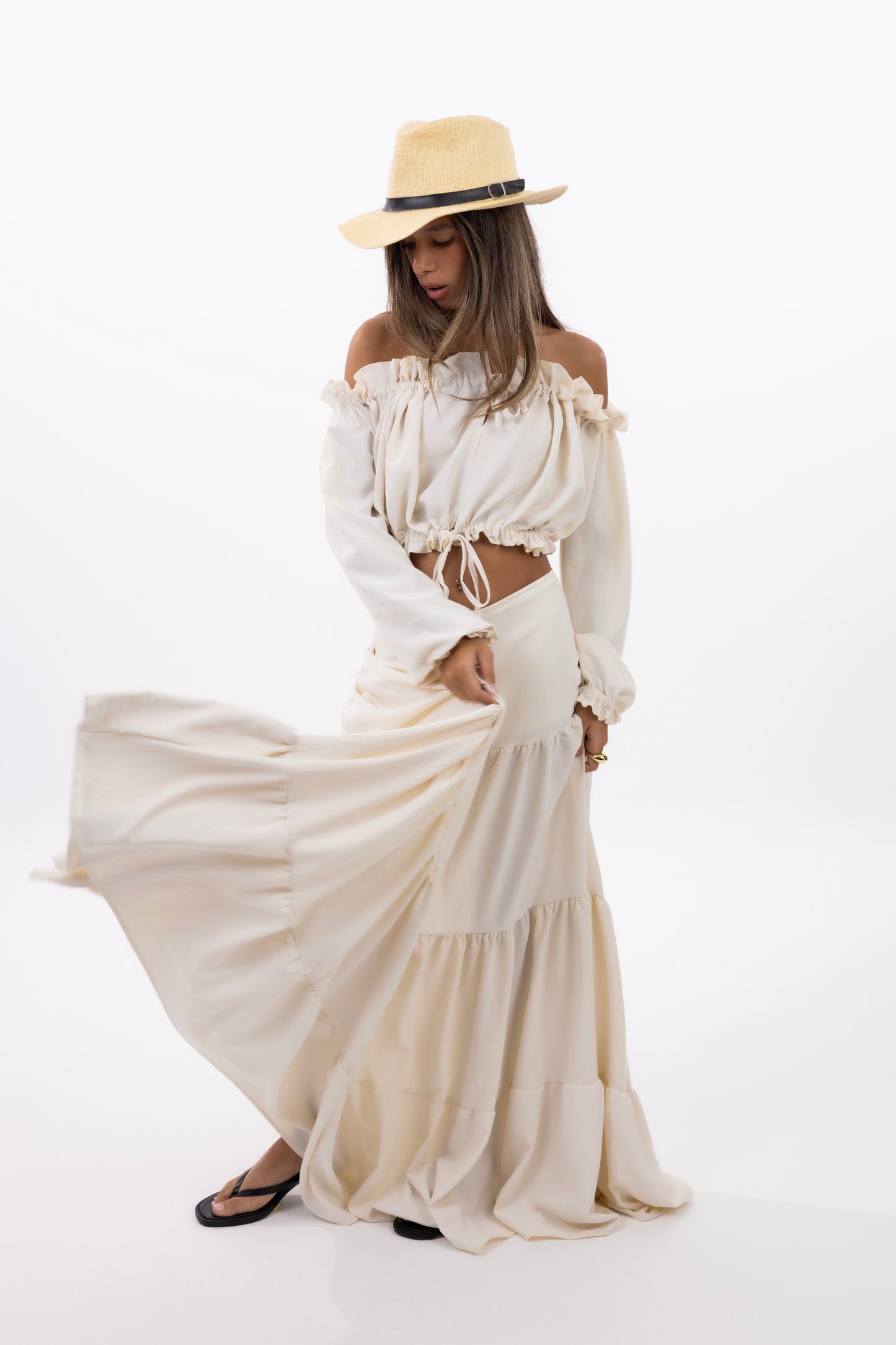 Dunara Skirt - White