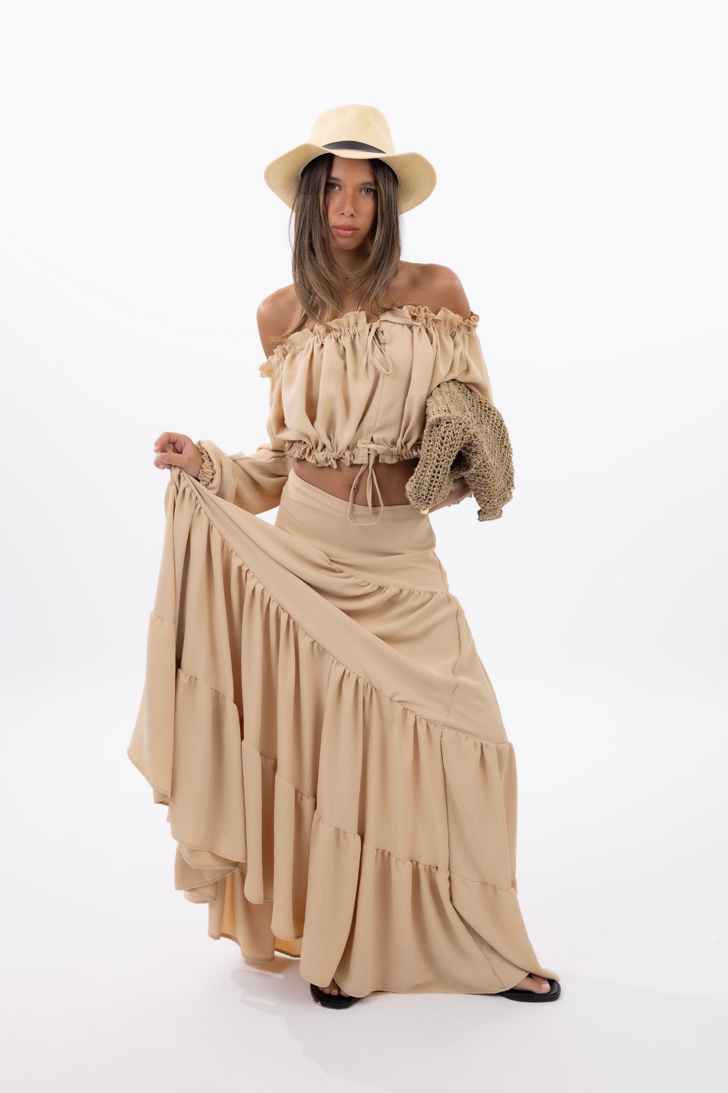 Dunara Skirt - Beige