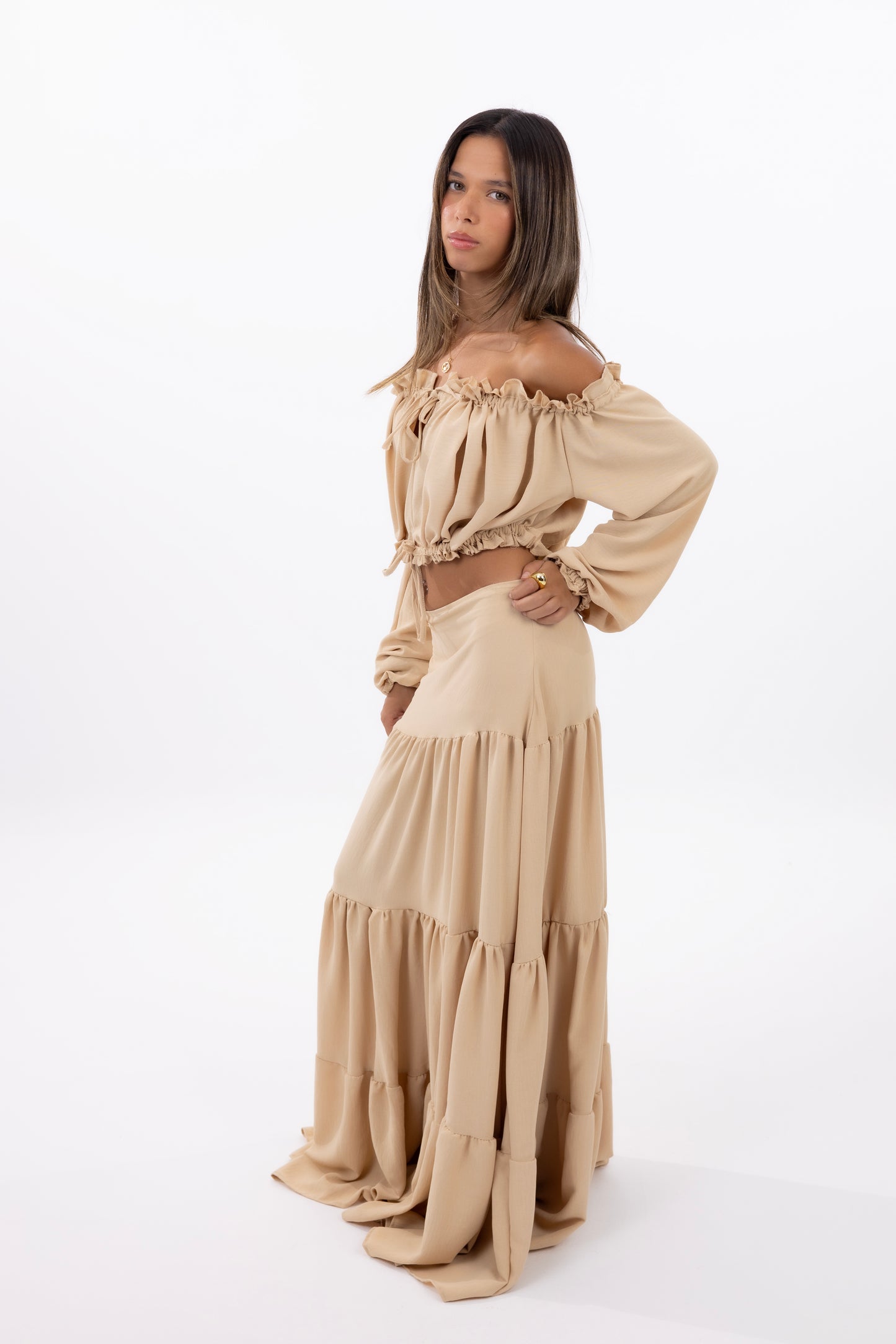 Dunara Skirt - Beige