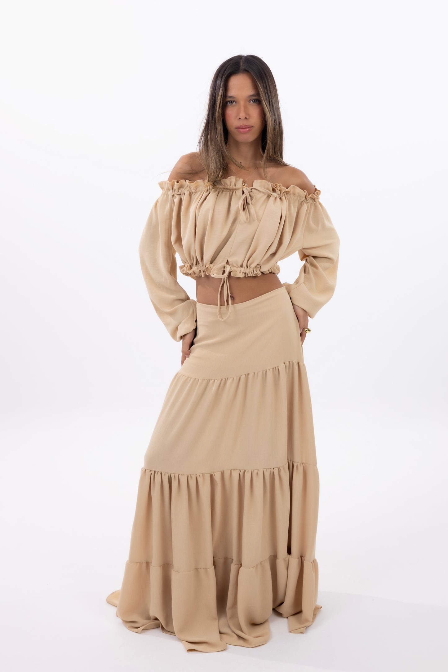 Dunara Skirt - Beige