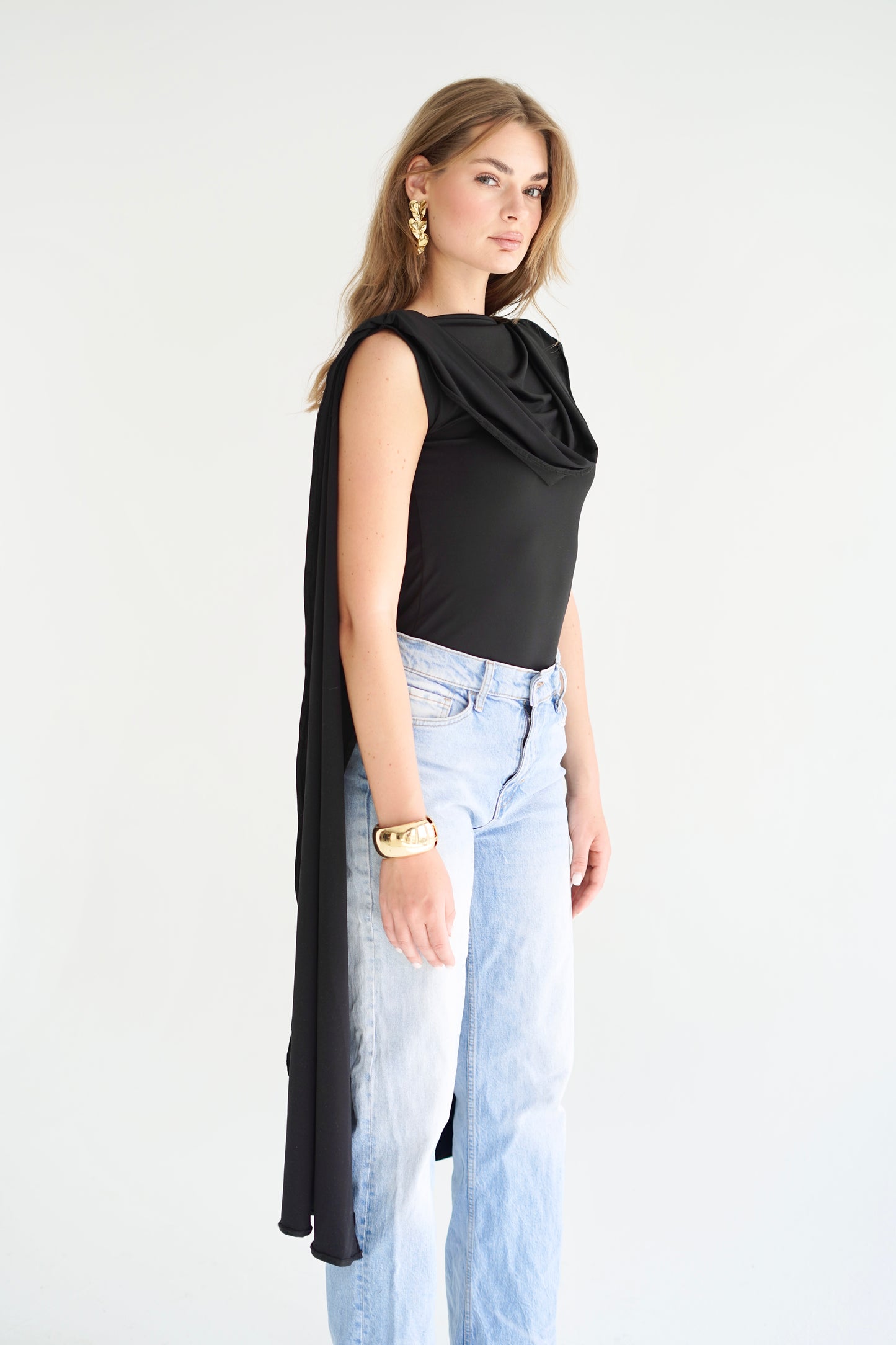 The Drama Bodysuit - Black