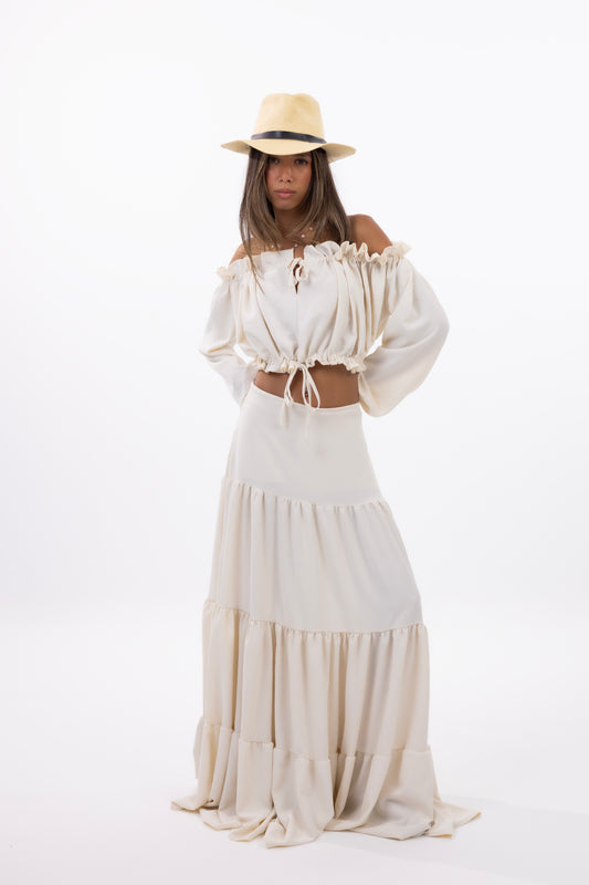Dunara Top - White
