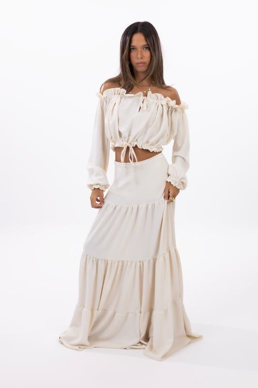 Dunara Skirt - White