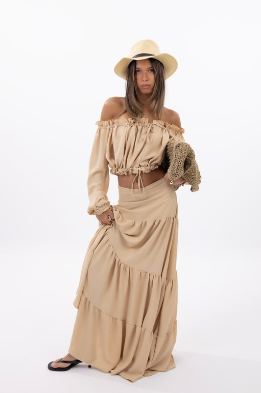 Dunara Top - Beige