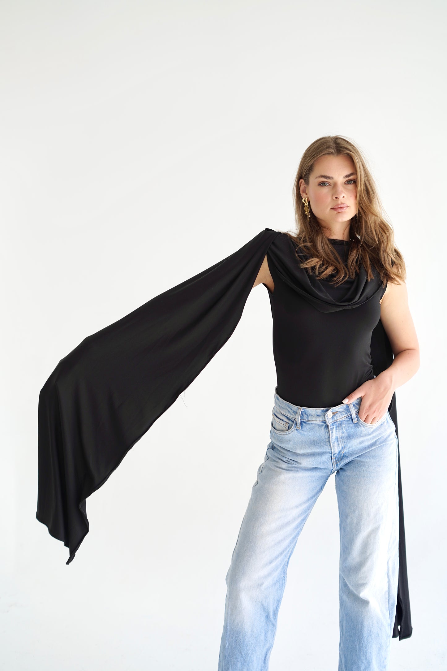 The Drama Bodysuit - Black